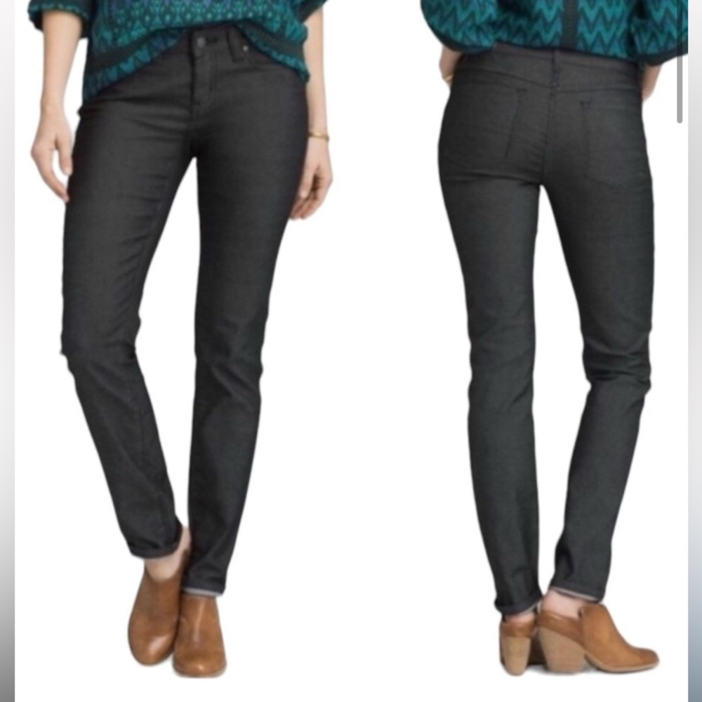 Prana organic cotton Gray/ black Skinny jeans #W4KARA115- Size: 8/29